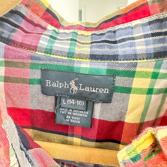 Ralph Lauren boy button down shirt - Picture 2 of 2